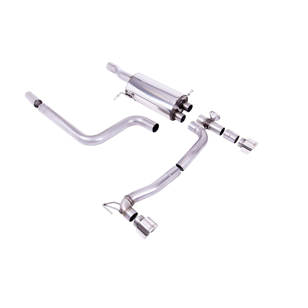 Milltek Cat Back Exhaust Ford Fiesta Mk8 ST 1.5 EcoBoost 200PS (Pre Sept 2020 Models Only) 18-20-Exhaust System-carbonizeduk
