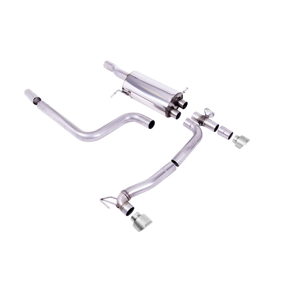 Milltek Cat Back Exhaust Ford Fiesta Mk8 ST 1.5 EcoBoost 200PS (Pre Sept 2020 Models Only) 18-20-Exhaust System-carbonizeduk