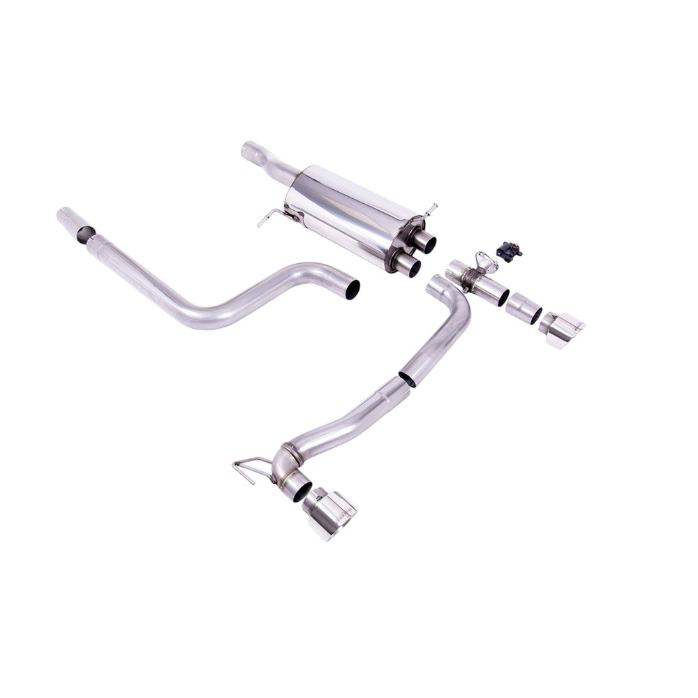 Milltek Cat Back Exhaust Ford Fiesta Mk8 and Mk8.5 ST 1.5 EcoBoost 200PS (Post Sept 2020 Models Only) 20-25-Exhaust System-carbonizeduk