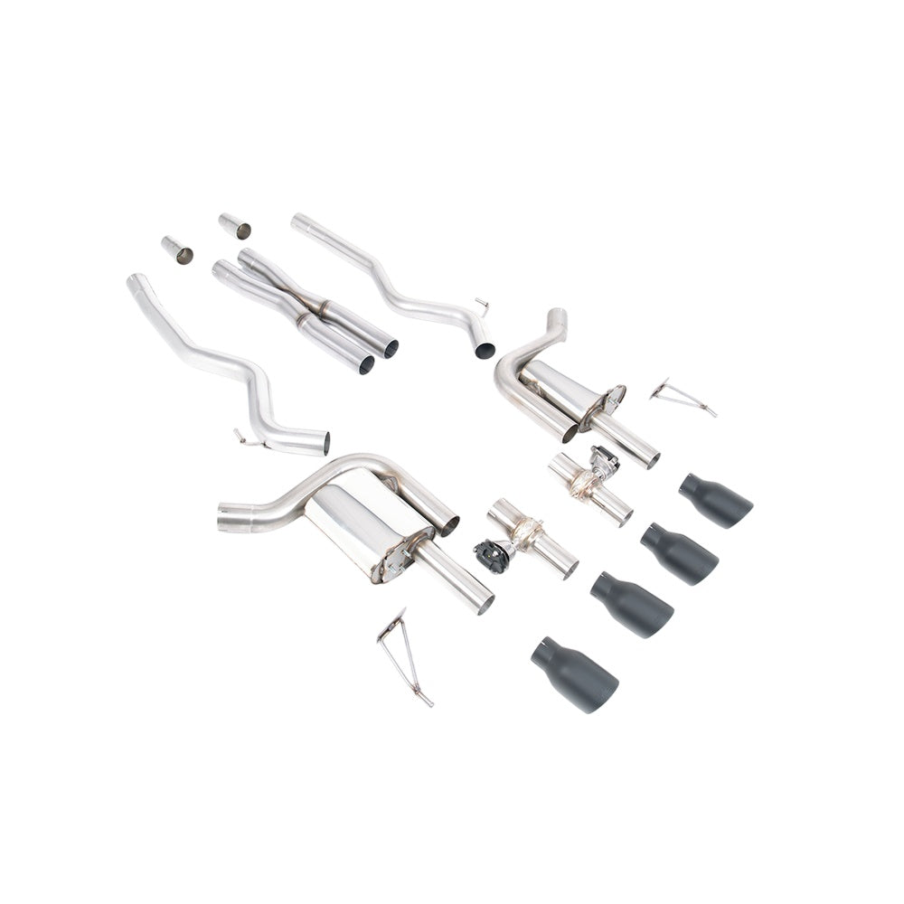 Milltek Cat Back Exhaust Ford Mustang 5.0 V8 GT (S650 Fastback) 24-25-Exhaust System-carbonizeduk