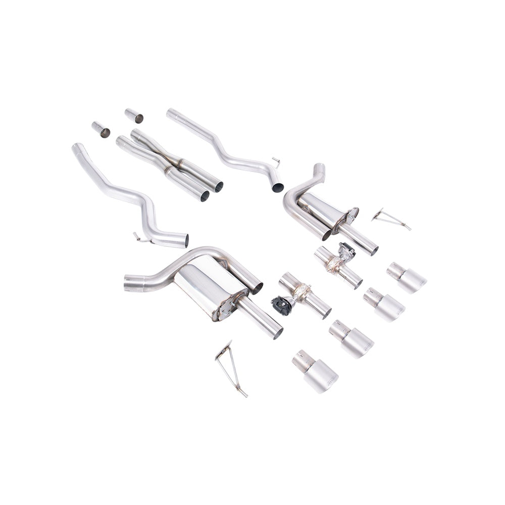 Milltek Cat Back Exhaust Ford Mustang 5.0 V8 GT (S650 Fastback) 24-25-Exhaust System-carbonizeduk