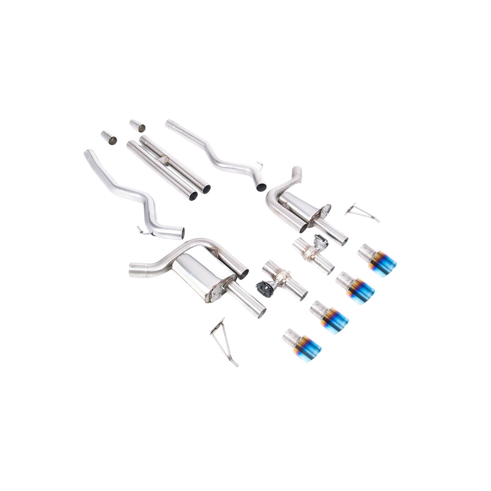 Milltek Cat Back Exhaust Ford Mustang 5.0 V8 GT (S650 Fastback) 24-25-Exhaust System-carbonizeduk