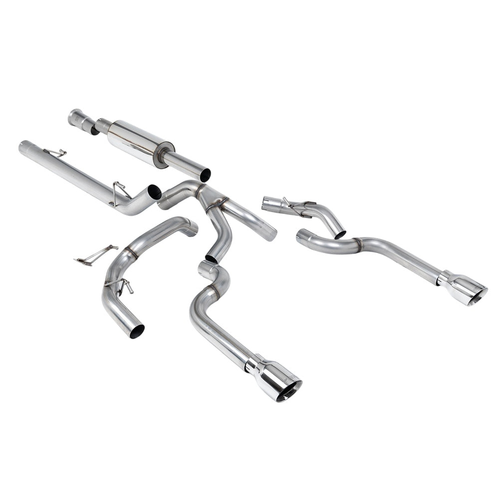 Milltek Cat Back Exhaust Ford F150 SuperCrew (5.5ft Bed) 5.0 V8 21-25-Exhaust System-carbonizeduk