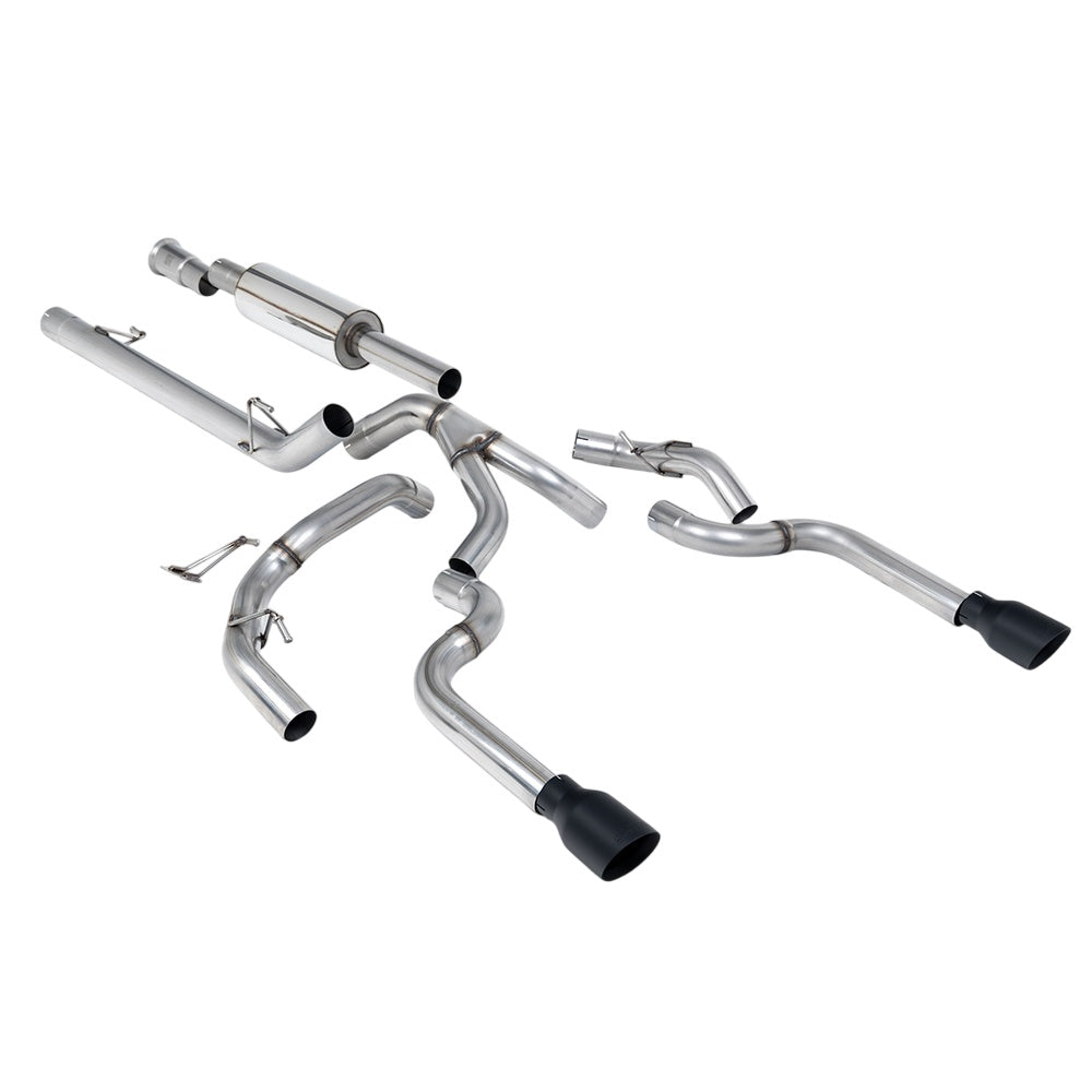 Milltek Cat Back Exhaust Ford F150 SuperCrew (5.5ft Bed) 5.0 V8 21-25-Exhaust System-carbonizeduk