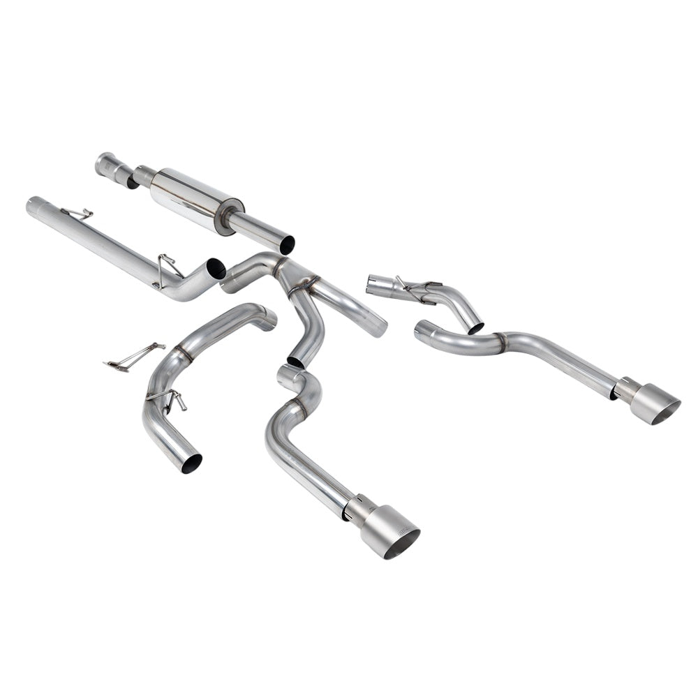 Milltek Cat Back Exhaust Ford F150 SuperCrew (5.5ft Bed) 5.0 V8 21-25-Exhaust System-carbonizeduk
