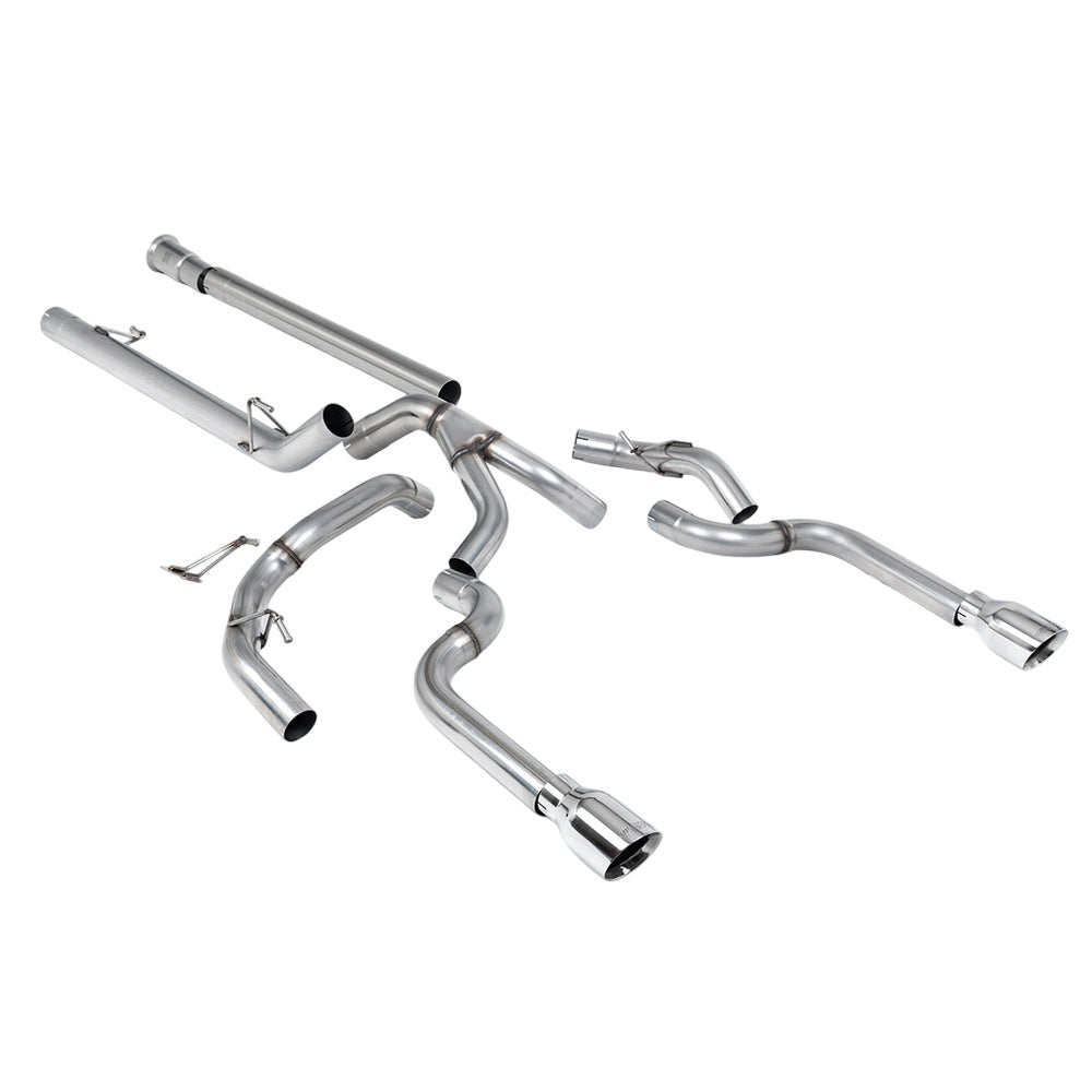 Milltek Cat Back Exhaust Ford F150 SuperCrew (5.5ft Bed) 3.5 V6 EcoBoost 21-25-Exhaust System-carbonizeduk