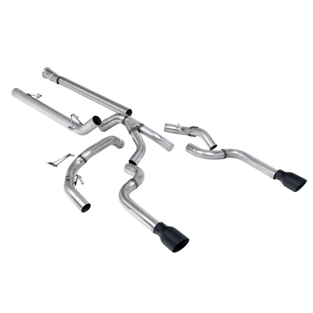 Milltek Cat Back Exhaust Ford F150 SuperCrew (5.5ft Bed) 3.5 V6 EcoBoost 21-25-Exhaust System-carbonizeduk