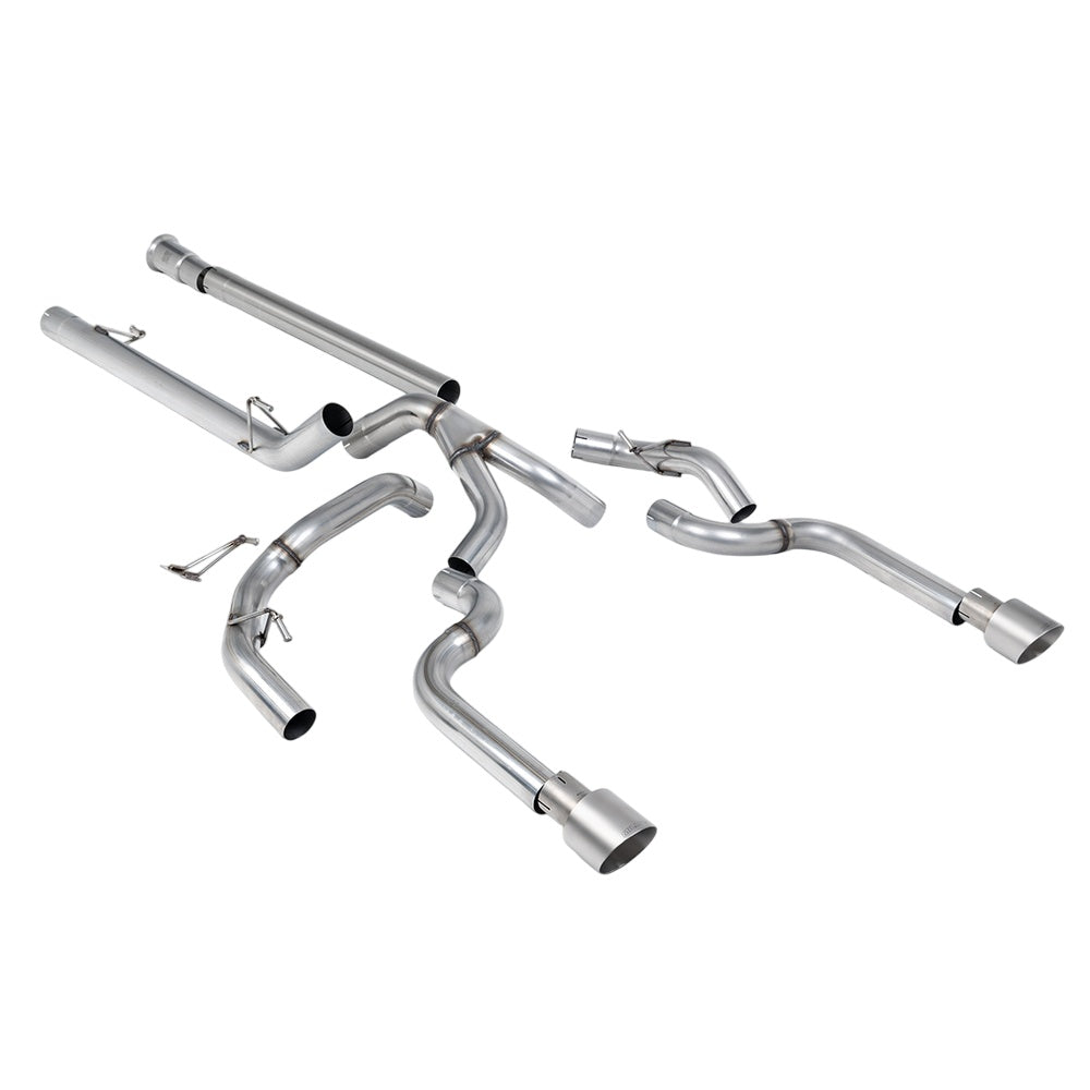 Milltek Cat Back Exhaust Ford F150 SuperCrew (5.5ft Bed) 3.5 V6 EcoBoost 21-25-Exhaust System-carbonizeduk
