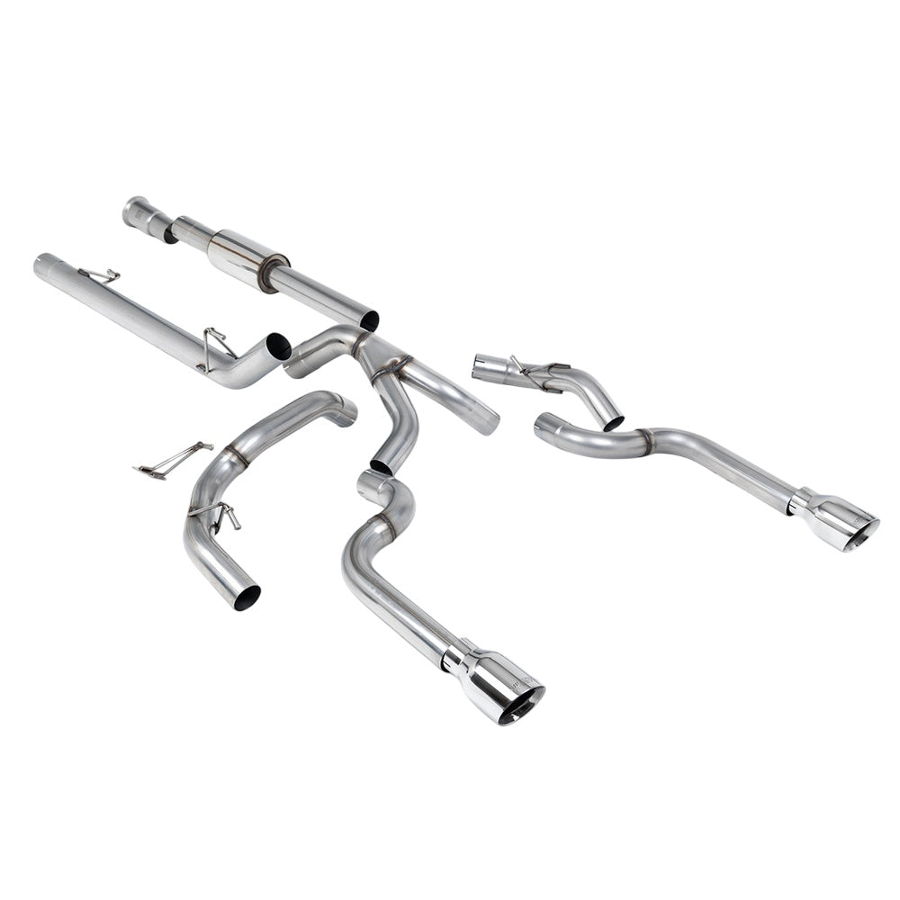 Milltek Cat Back Exhaust Ford F150 SuperCrew (5.5ft Bed) 5.0 V8 21-25-Exhaust System-carbonizeduk
