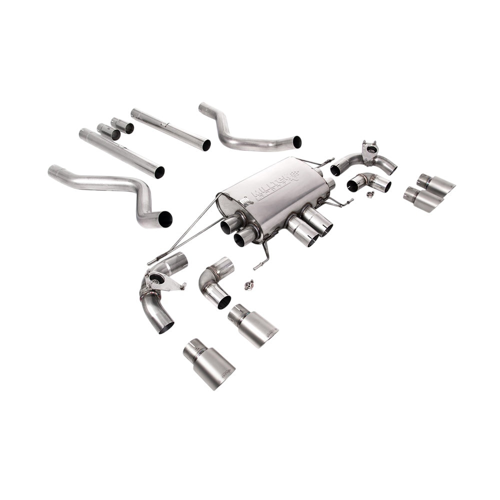 Milltek Particulate Filter-back Exhaust Land Rover Range Rover Defender 90 5.0 V8 525PS (OPF/GPF Vehicles Only) 21-25-Exhaust System-carbonizeduk