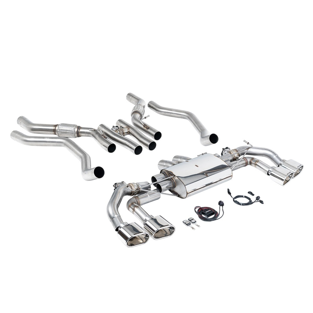 Milltek Cat Back Exhaust Land Rover Range Rover Sport P530 L461 4.4 Twin Turbo V8 23-25-Exhaust System-carbonizeduk