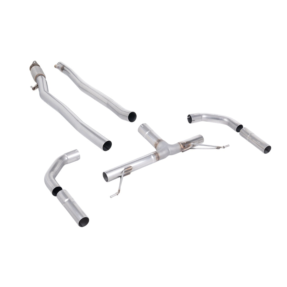 Milltek Cat Back Exhaust Mercedes CLA-Class CLA35 AMG 2.0 Turbo Coupe and Shooting Brake (Non-OPF/GPF Models) 19-25-Exhaust System-carbonizeduk
