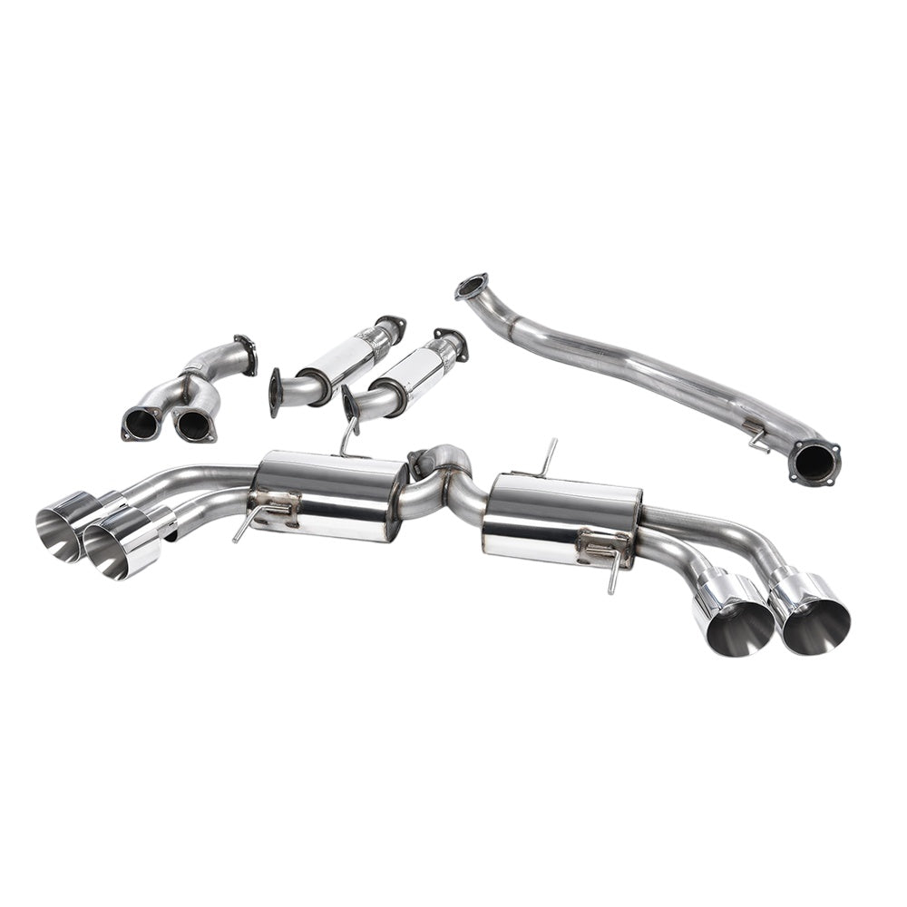 Milltek Primary Cat Back Exhaust Nissan GT-R R35 09-15-Exhaust System-carbonizeduk