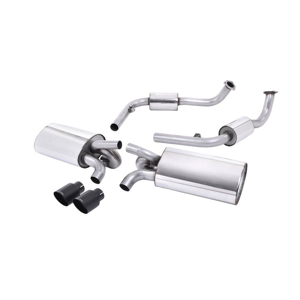 Milltek Cat Back Exhaust Porsche Boxster S 3.4 987 Gen2 09-13-Exhaust System-carbonizeduk