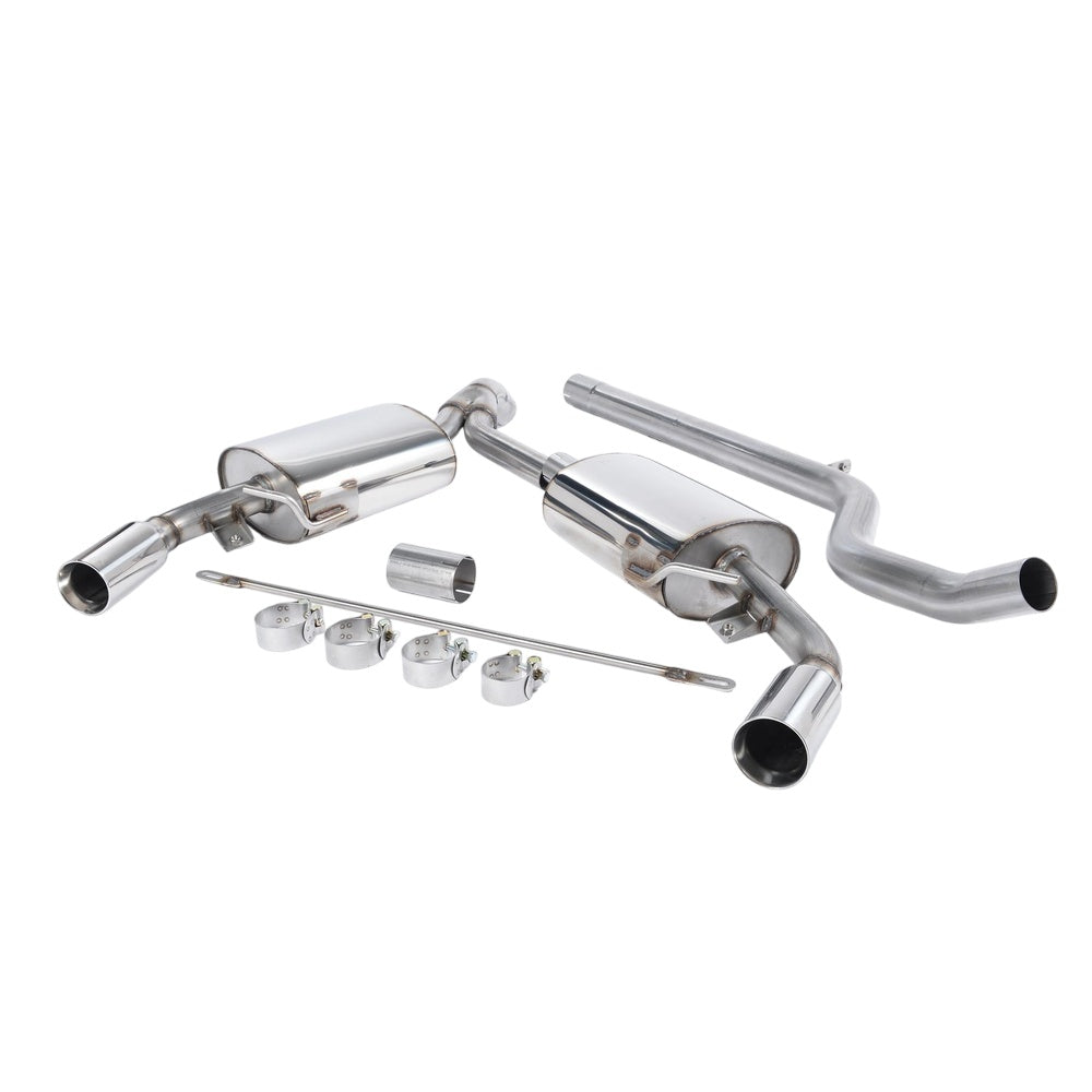 Milltek Cat Back Exhaust Renault / Alpine Clio 197 2.0 16v 06-09-Exhaust System-carbonizeduk