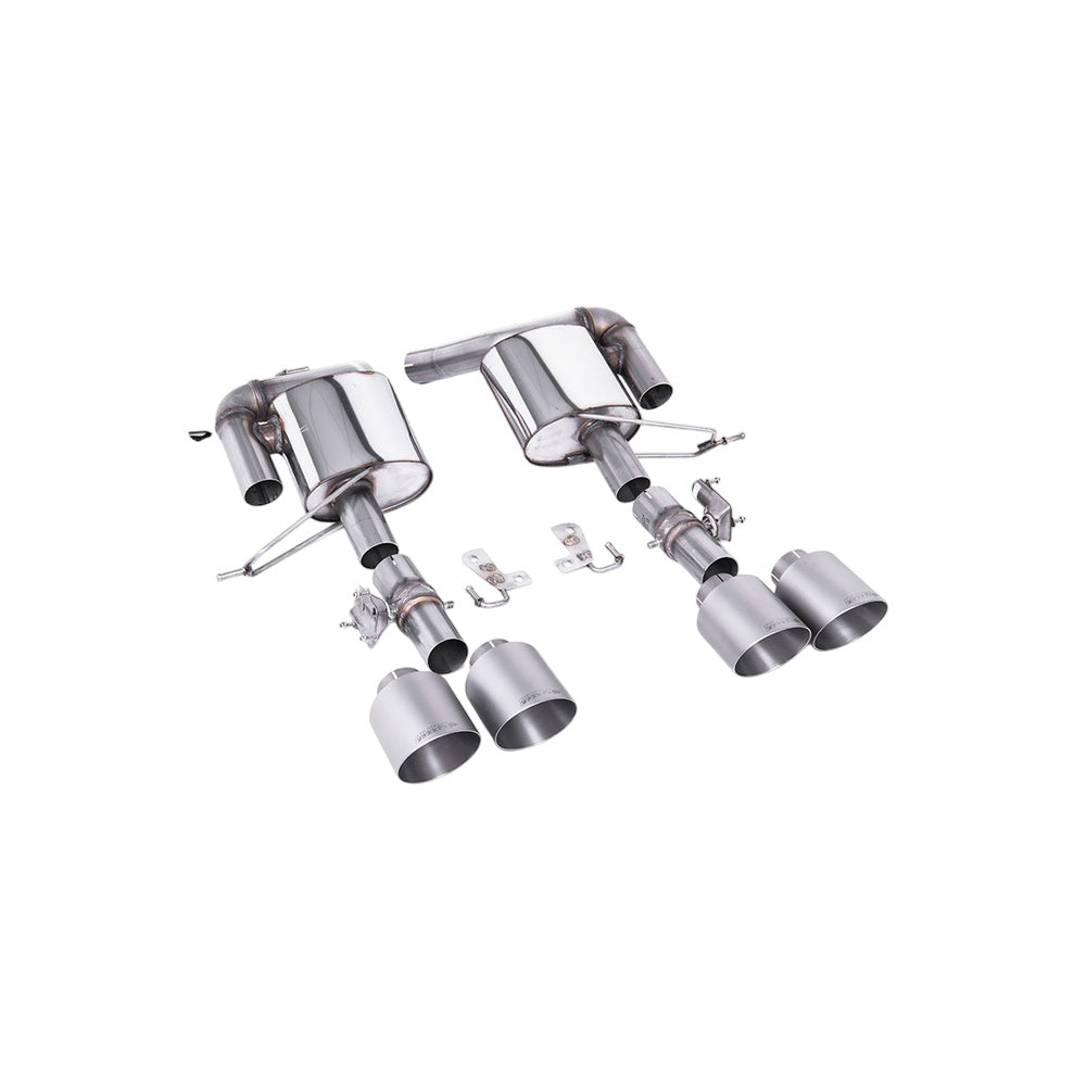 Milltek Rear Silencer(s) Exhaust Land Rover Range Rover Sport SVR 5.0 V8 Supercharged (Facelift) 18-22-Exhaust System-carbonizeduk