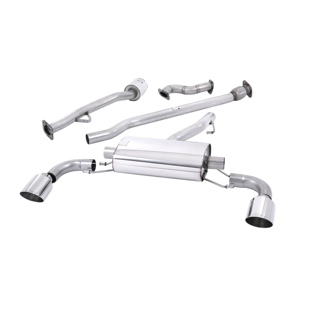 Milltek Primary Cat Back Exhaust Toyota GT86 2.0 12-21-Exhaust System-carbonizeduk