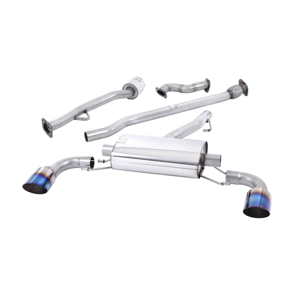 Milltek Primary Cat Back Exhaust Subaru BRZ 2.0 12-21-Exhaust System-carbonizeduk