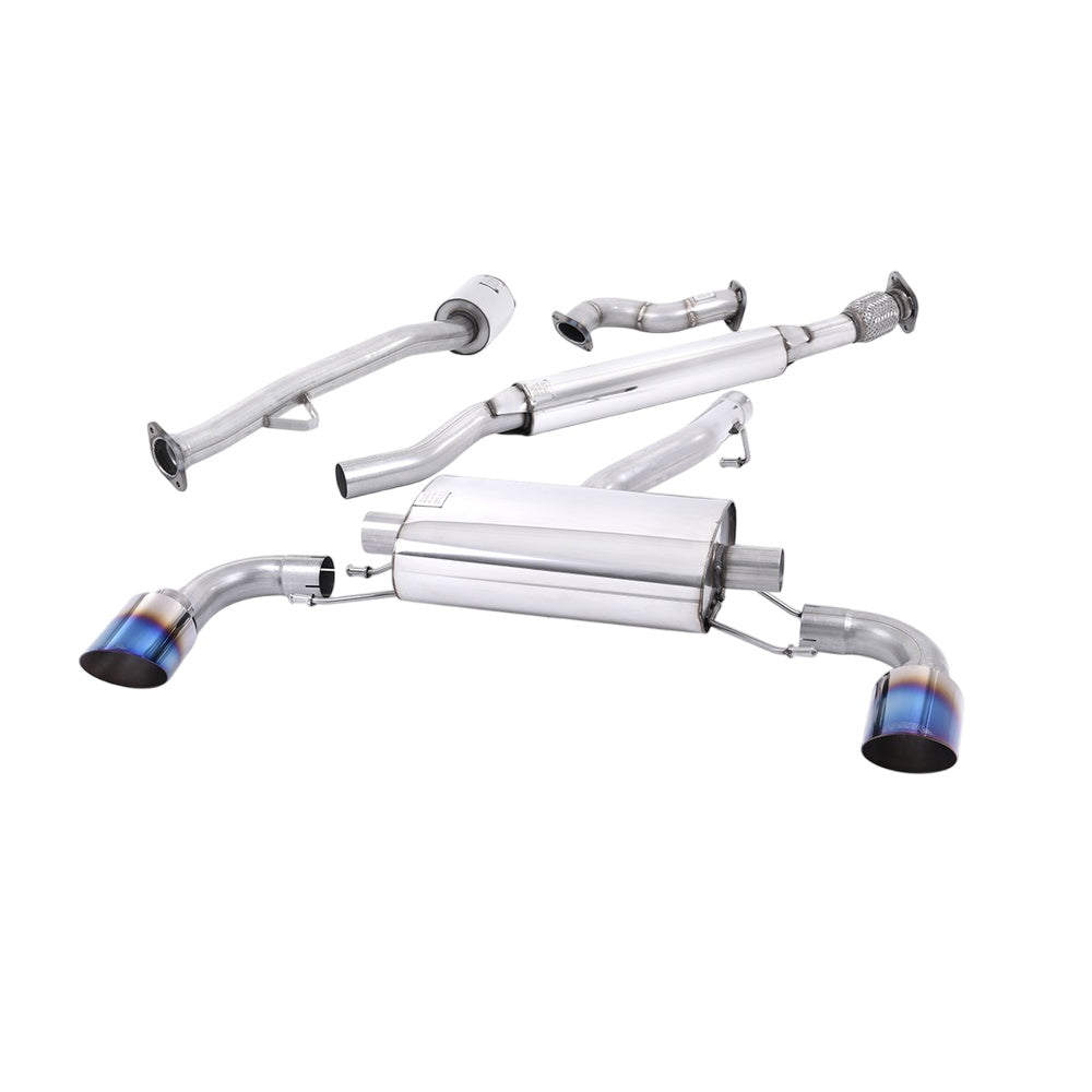 Milltek Primary Cat Back Exhaust Subaru BRZ 2.0 12-21-Exhaust System-carbonizeduk