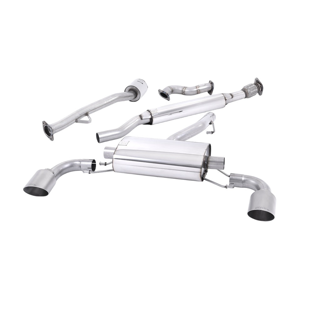 Milltek Primary Cat Back Exhaust Toyota GT86 2.0 12-21-Exhaust System-carbonizeduk