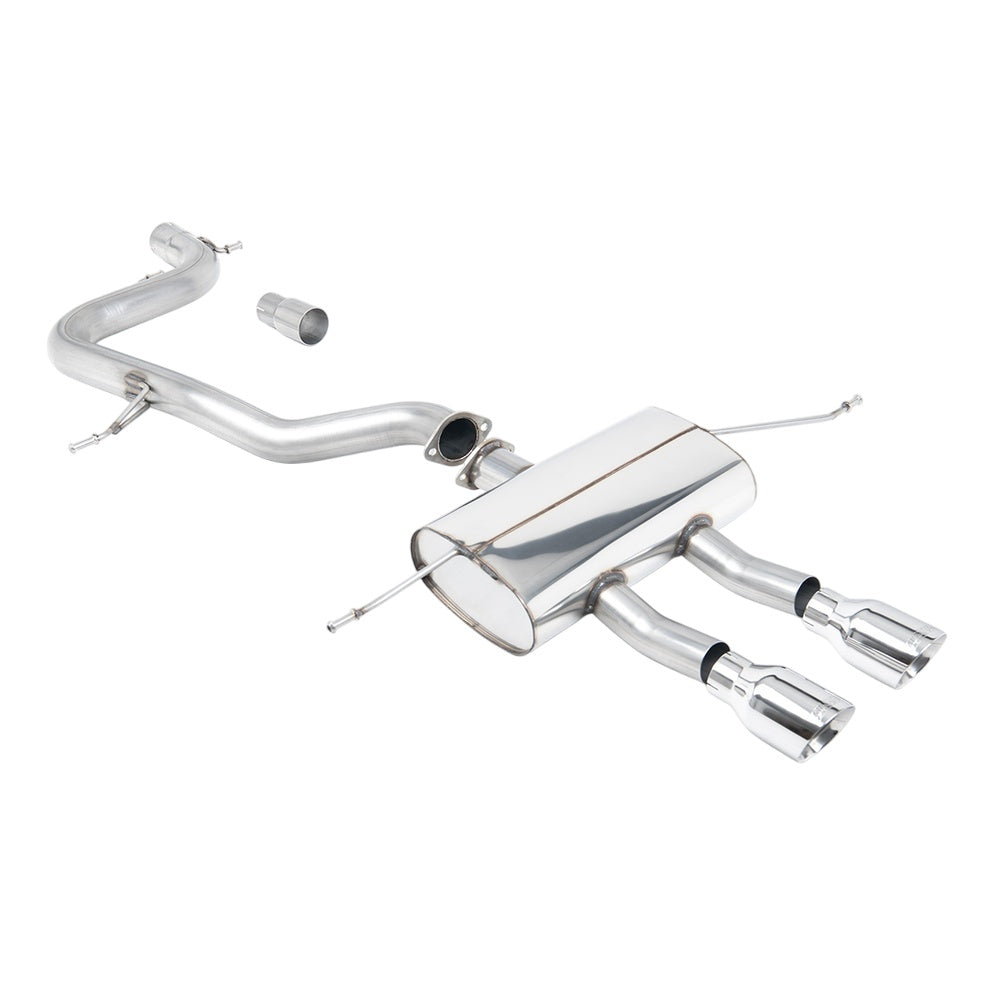 Milltek Cat Back Exhaust Seat Leon Cupra R 2.0 TSI 265PS 10-12-Exhaust System-carbonizeduk