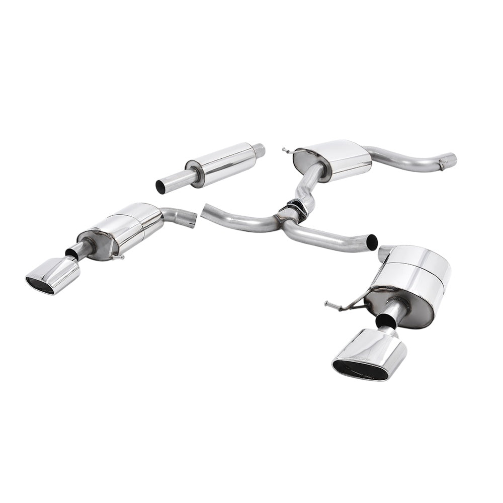 Milltek Cat Back Exhaust Seat Leon ST Cupra 280 and 290 2.0 TSI (280 and 290PS Non-OPF/GPF Models) 15-19-Exhaust System-carbonizeduk