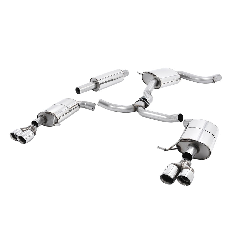 Milltek Cat Back Exhaust Seat Leon ST Cupra 280 and 290 2.0 TSI (280 and 290PS Non-OPF/GPF Models) 15-19-Exhaust System-carbonizeduk