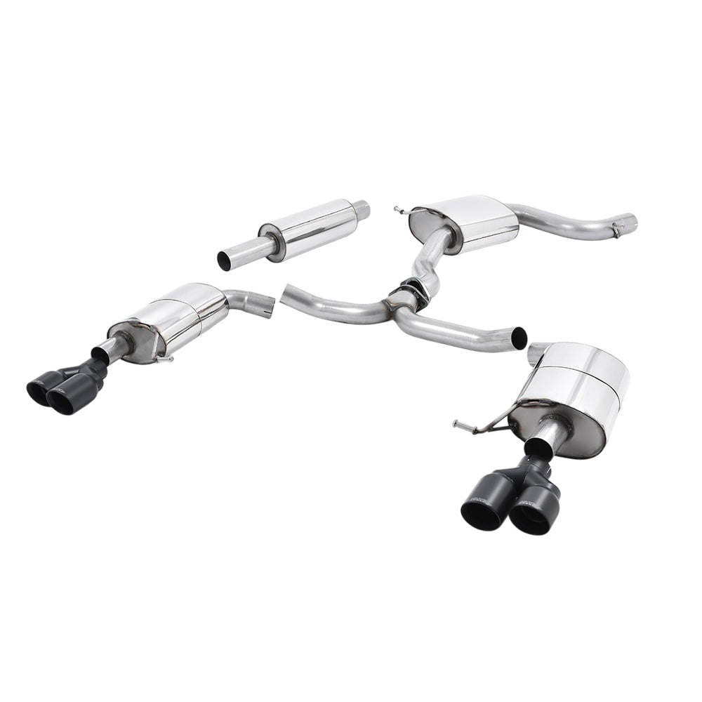 Milltek Cat Back Exhaust Seat Leon ST Cupra 280 and 290 2.0 TSI (280 and 290PS Non-OPF/GPF Models) 15-19-Exhaust System-carbonizeduk