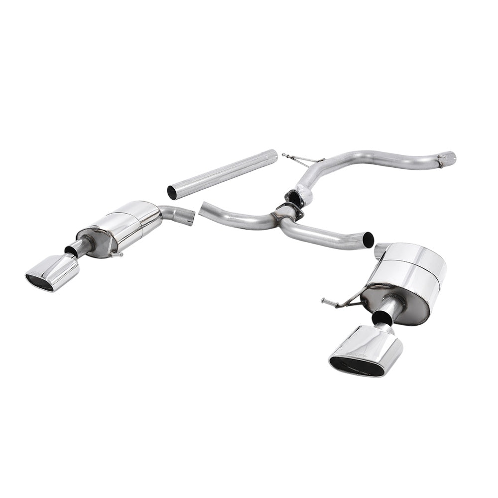 Milltek Cat Back Exhaust Seat Leon ST Cupra 280 and 290 2.0 TSI (280 and 290PS Non-OPF/GPF Models) 15-19-Exhaust System-carbonizeduk