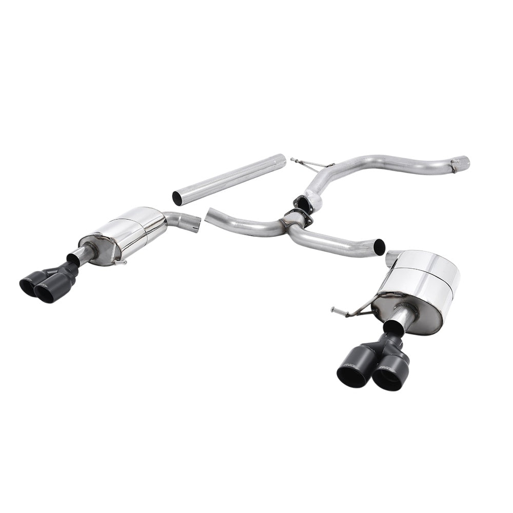 Milltek Cat Back Exhaust Seat Leon ST Cupra 280 and 290 2.0 TSI (280 and 290PS Non-OPF/GPF Models) 15-19-Exhaust System-carbonizeduk