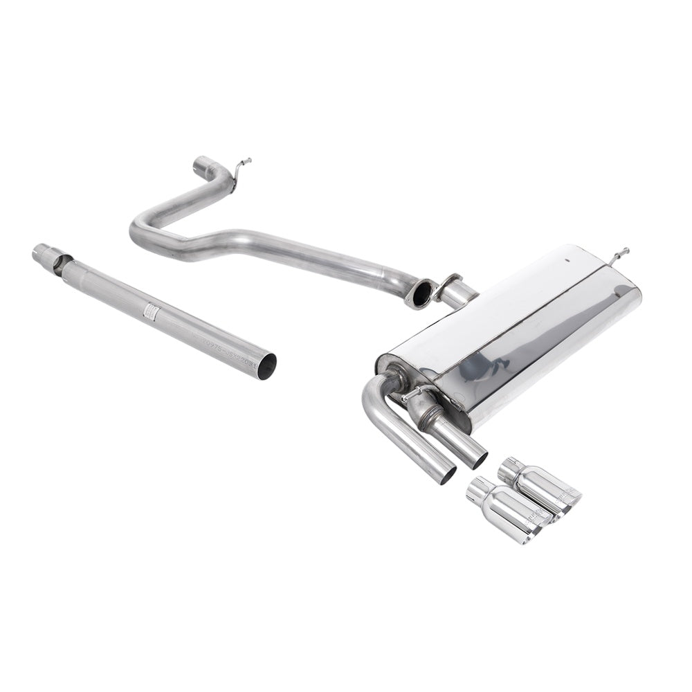 Milltek Cat Back Exhaust Seat Leon FR 1.4 TSI SC and 5-Door 13-18-Exhaust System-carbonizeduk