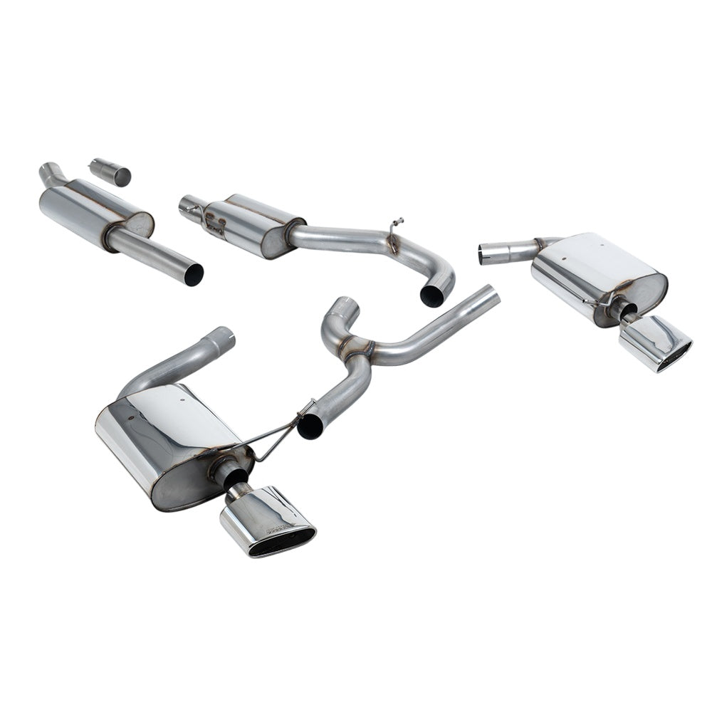 Milltek Cat Back Exhaust Seat Leon ST Cupra 300 (4x4) Estate / Station Wagon / Combi (Non-OPF/GPF) 17-18-Exhaust System-carbonizeduk