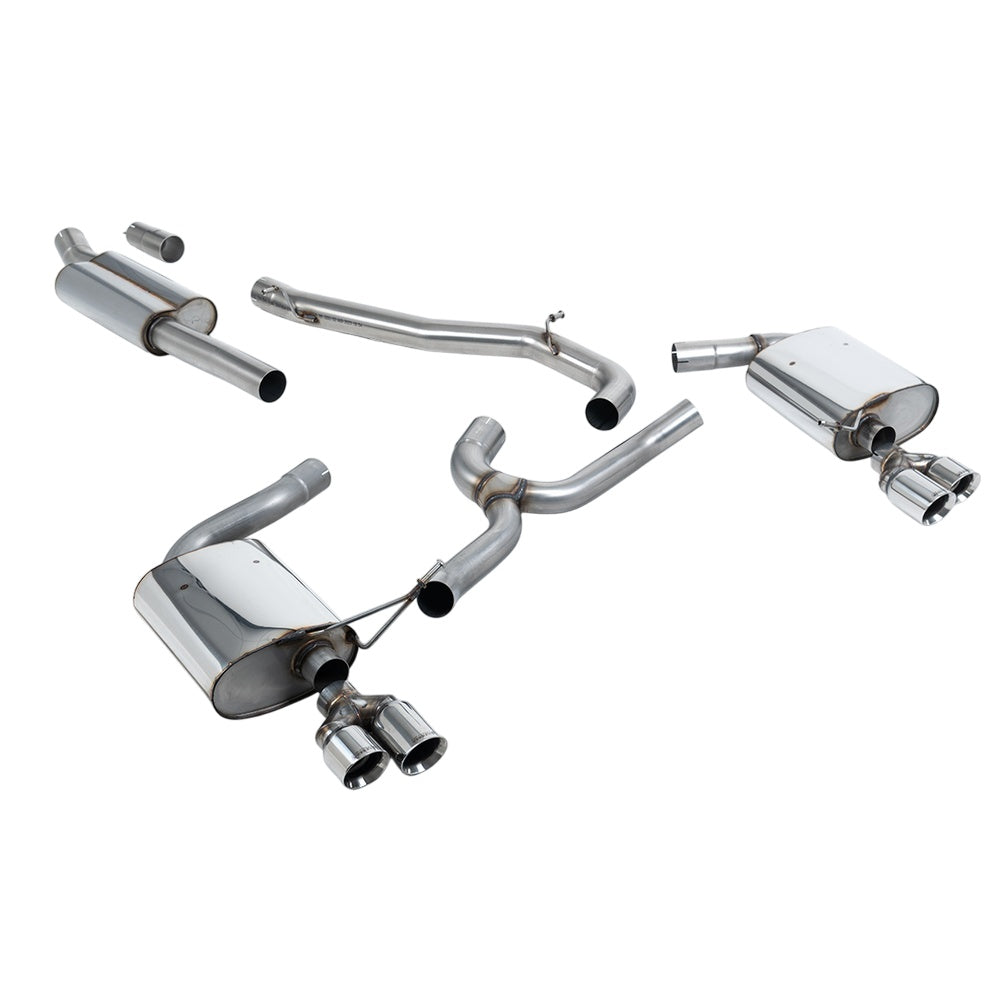 Milltek Cat Back Exhaust Seat Leon ST Cupra 300 (4x4) Estate / Station Wagon / Combi (Non-OPF/GPF) 17-18-Exhaust System-carbonizeduk