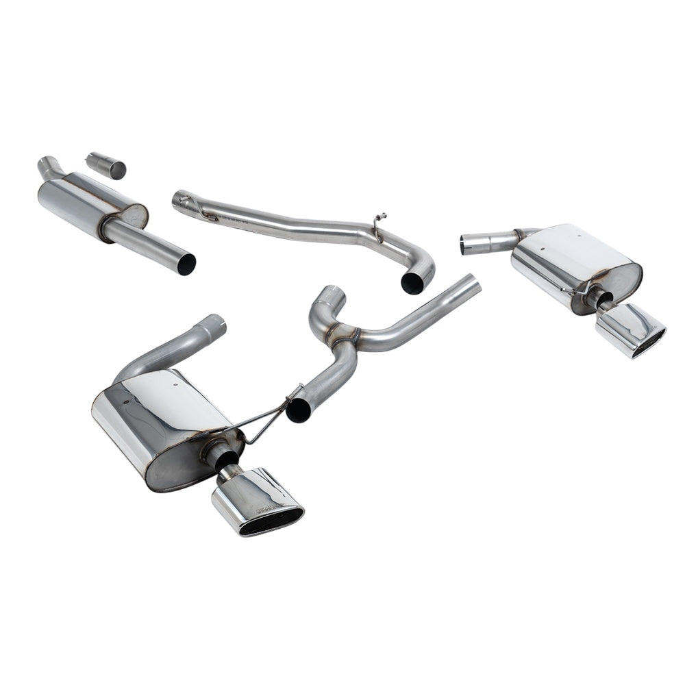 Milltek Cat Back Exhaust Seat Leon ST Cupra 300 (4x4) Estate / Station Wagon / Combi (Non-OPF/GPF) 17-18-Exhaust System-carbonizeduk