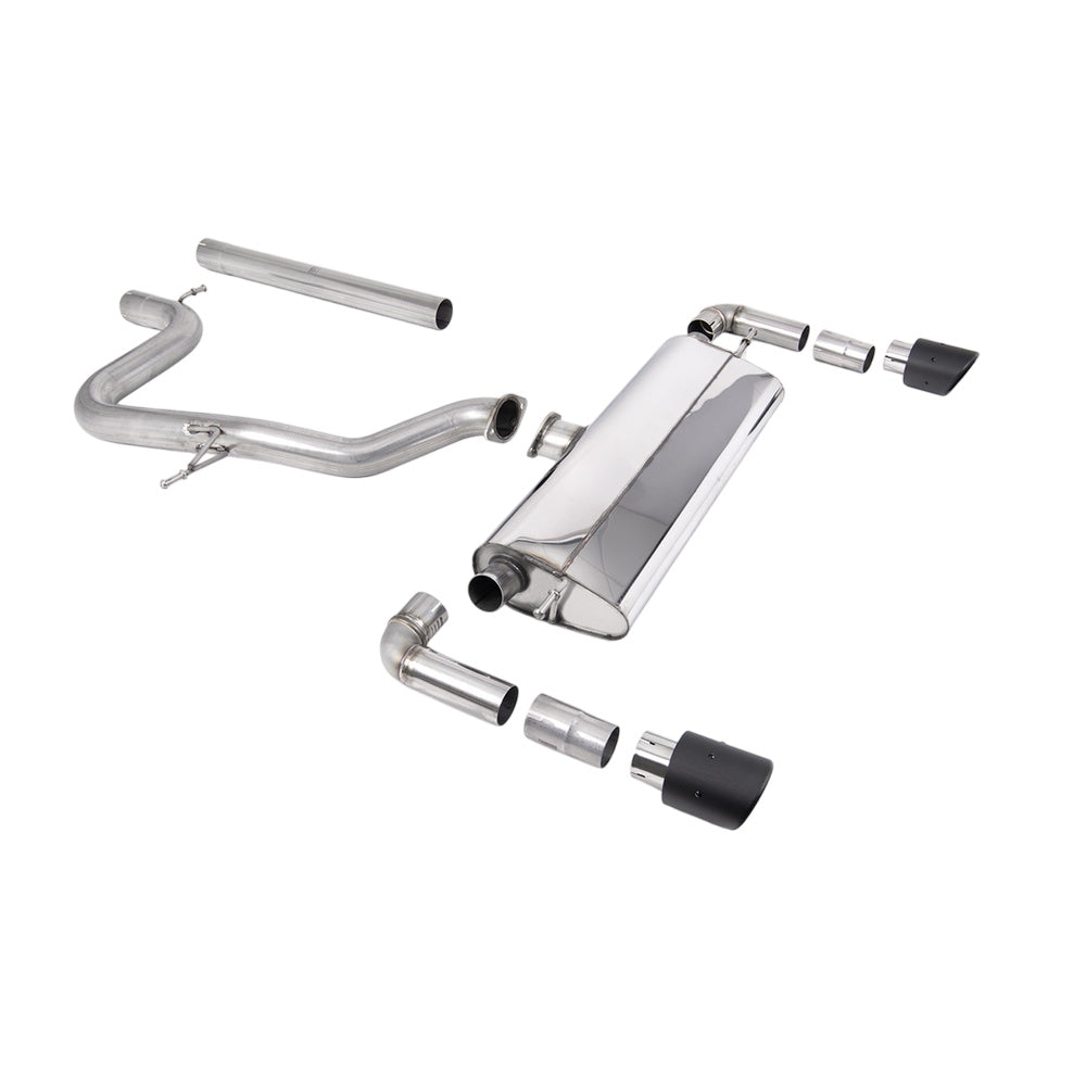 Milltek Cat Back Exhaust Seat Leon Cupra R 310PS 18-20-Exhaust System-carbonizeduk
