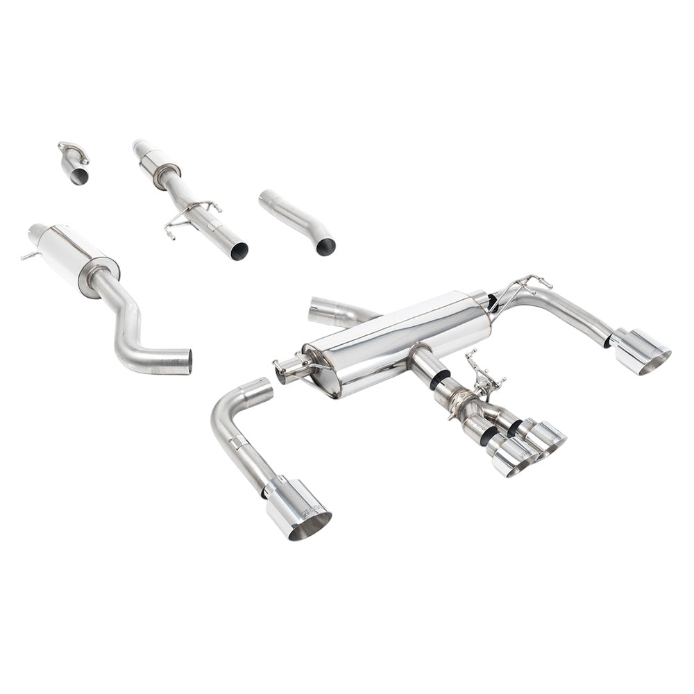 Milltek Primary Cat Back Exhaust Toyota Corolla GR Corolla 1.6 Turbo 23-25-Exhaust System-carbonizeduk