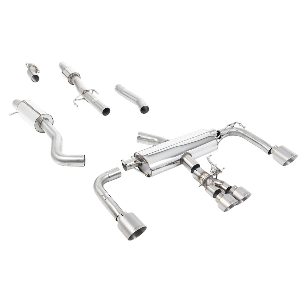 Milltek Primary Cat Back Exhaust Toyota Corolla GR Corolla 1.6 Turbo 23-25-Exhaust System-carbonizeduk
