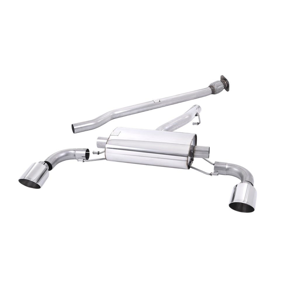 Milltek Secondary Cat Back Exhaust Toyota GR86 2.4 Litre 22-25-Manifolds, Decats & Sports Cats-carbonizeduk