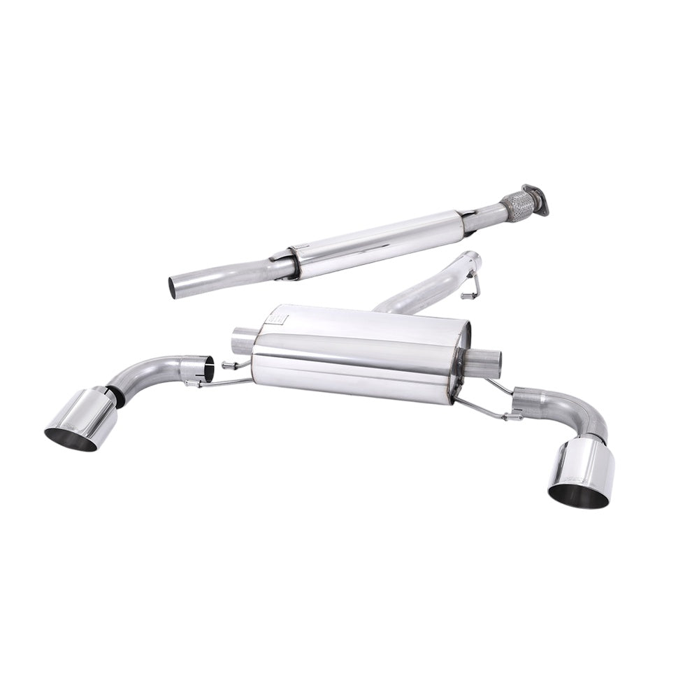 Milltek Secondary Cat Back Exhaust Toyota GR86 2.4 Litre 22-25-Manifolds, Decats & Sports Cats-carbonizeduk
