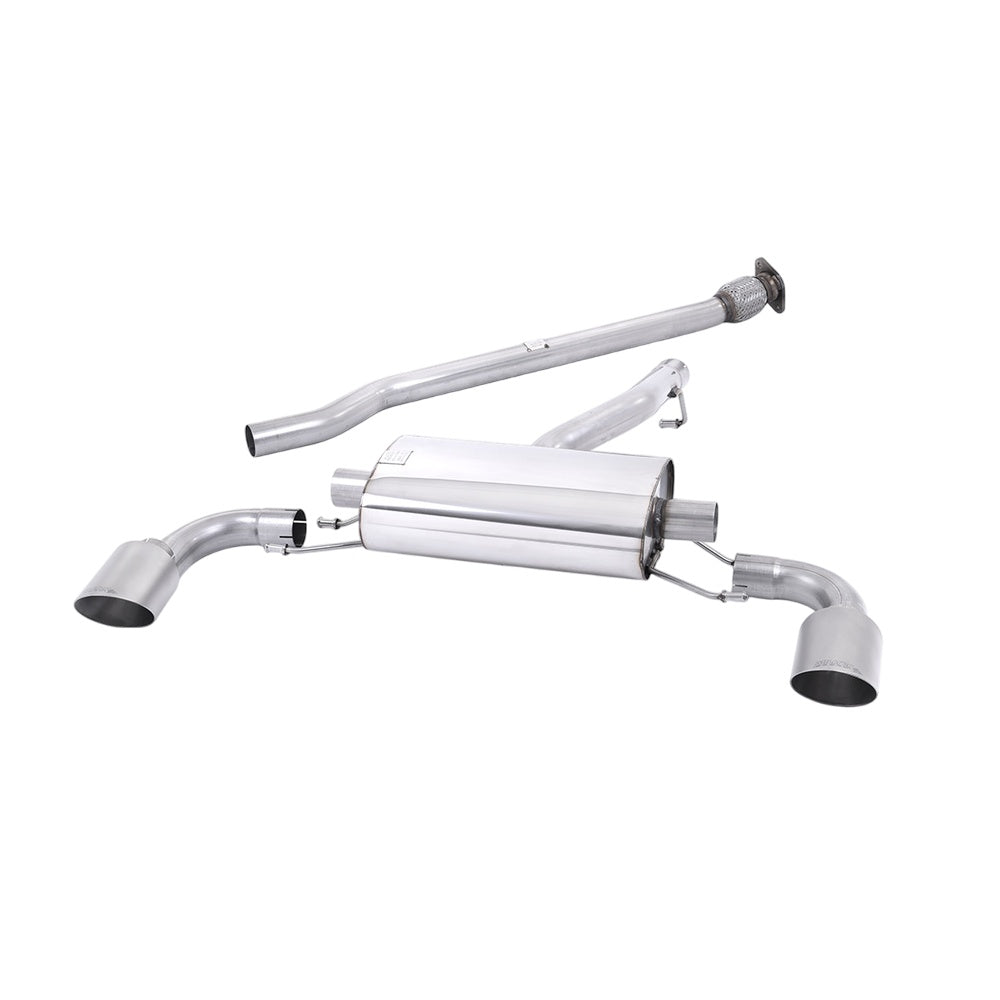 Milltek Secondary Cat Back Exhaust Toyota GR86 2.4 Litre 22-25-Manifolds, Decats & Sports Cats-carbonizeduk