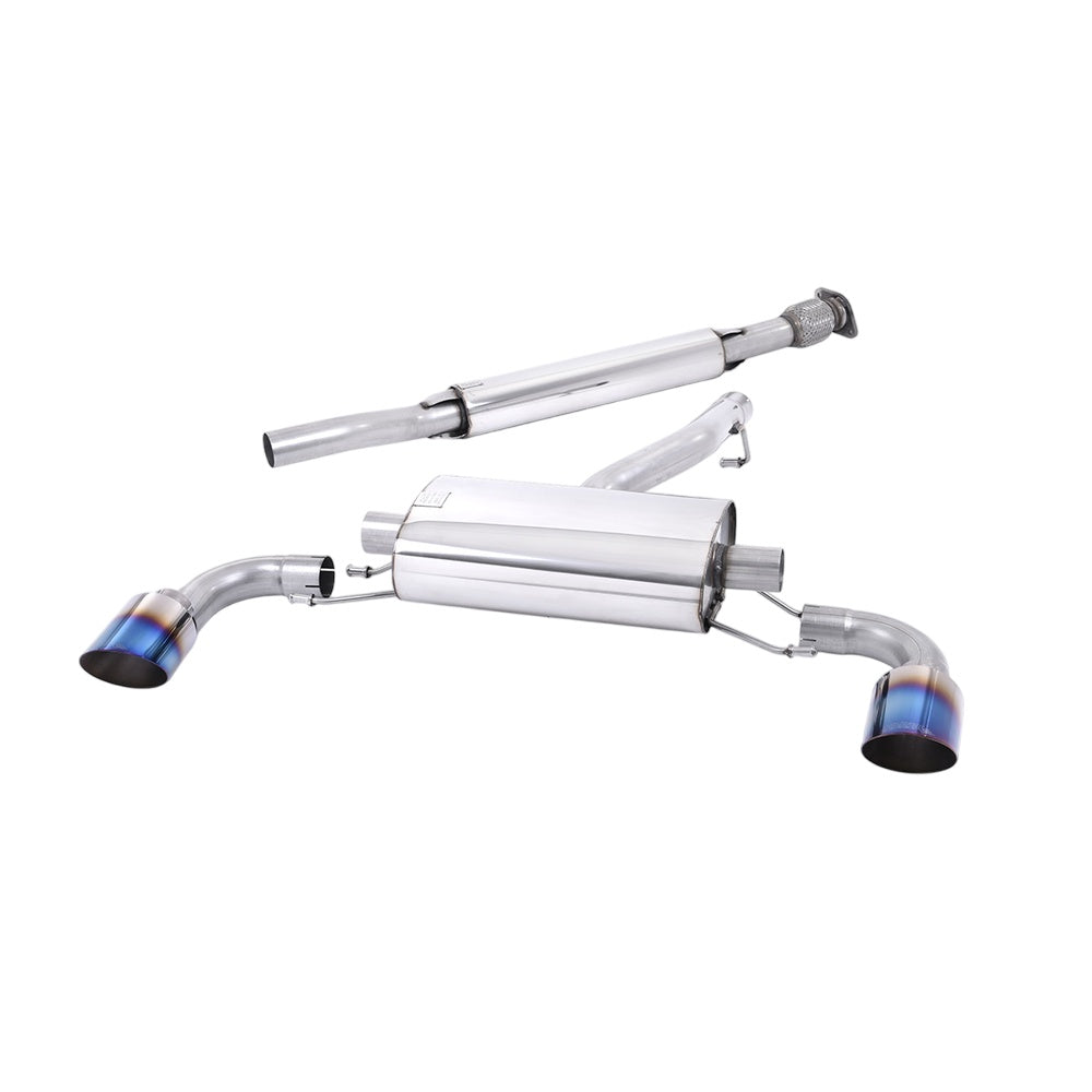 Milltek Secondary Cat Back Exhaust Toyota GR86 2.4 Litre 22-25-Manifolds, Decats & Sports Cats-carbonizeduk