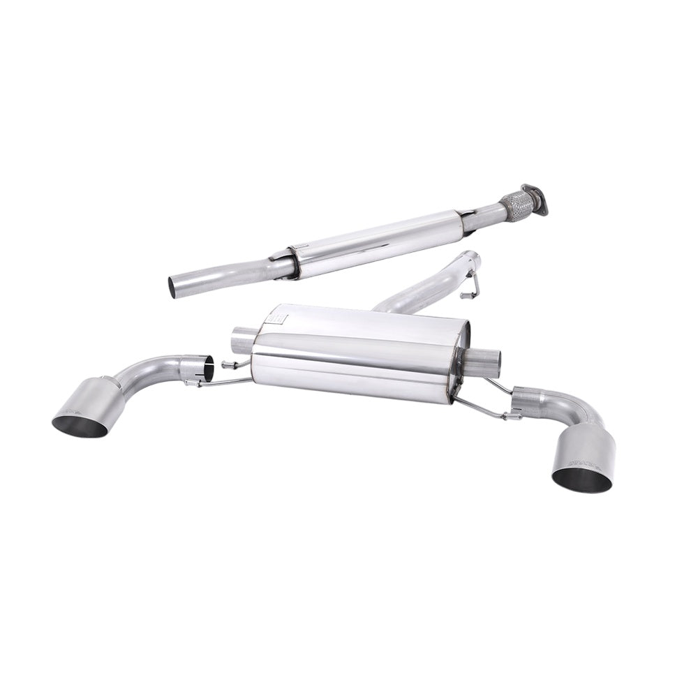 Milltek Secondary Cat Back Exhaust Toyota GR86 2.4 Litre 22-25-Manifolds, Decats & Sports Cats-carbonizeduk