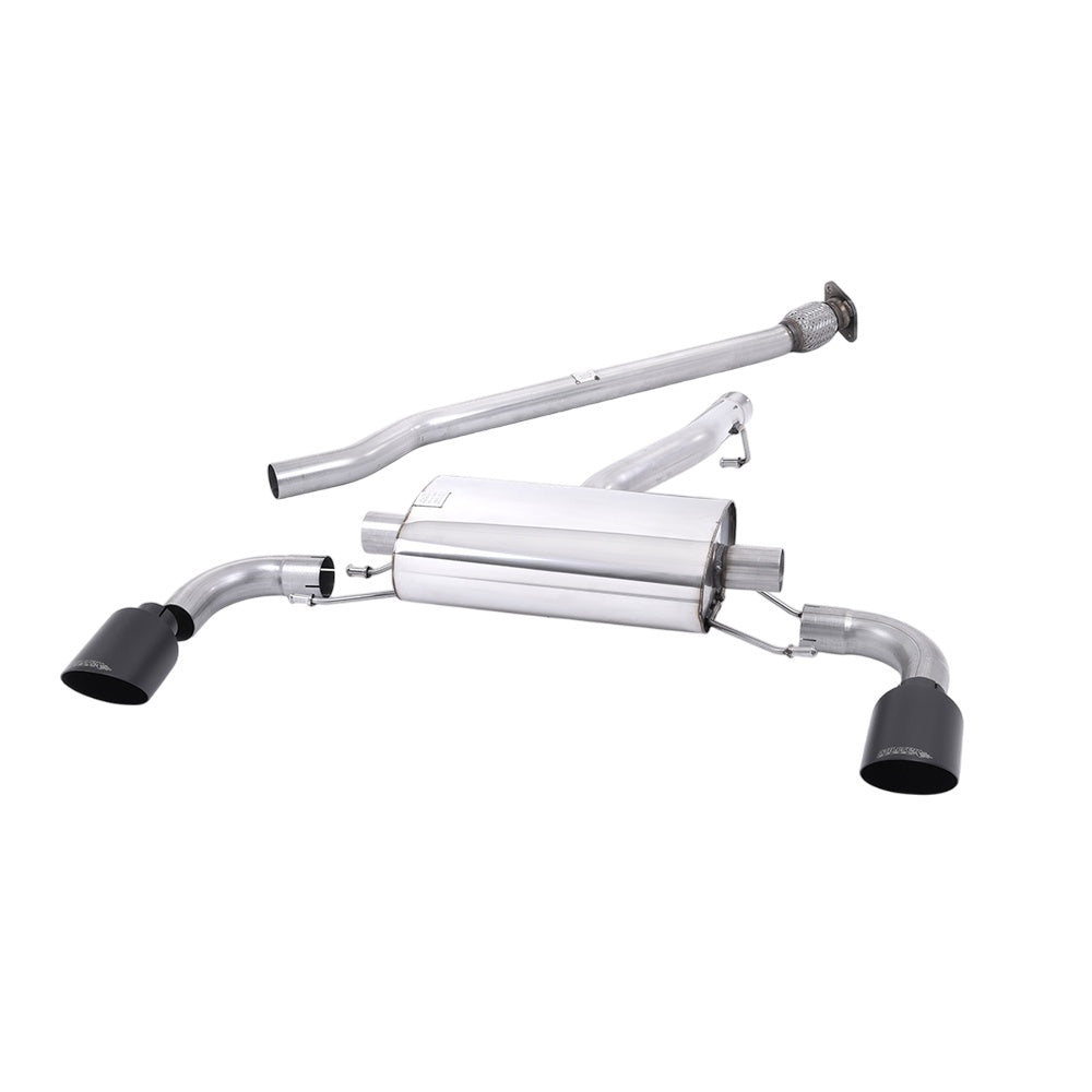 Milltek Secondary Cat Back Exhaust Toyota GR86 2.4 Litre 22-25-Manifolds, Decats & Sports Cats-carbonizeduk