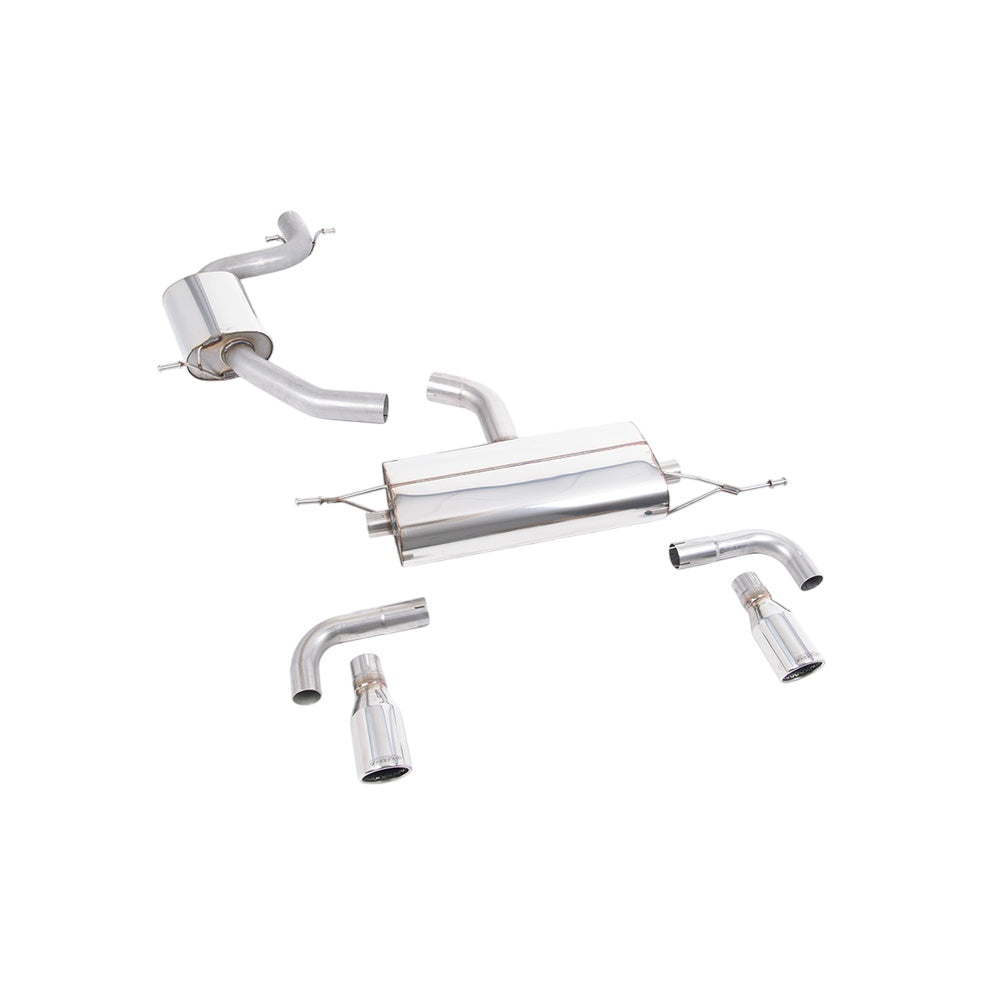 Milltek Cat Back Exhaust Volkswagen Golf Mk6 GTi 2.0 TSI 210PS 09-13-Exhaust System-carbonizeduk