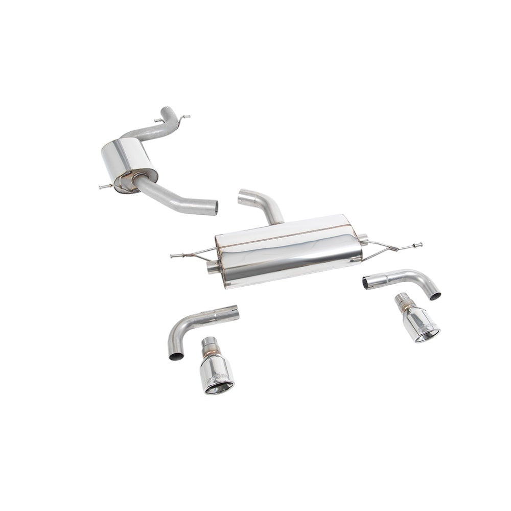 Milltek Cat Back Exhaust Volkswagen Golf Mk6 GTi 2.0 TSI 210PS 09-13-Exhaust System-carbonizeduk