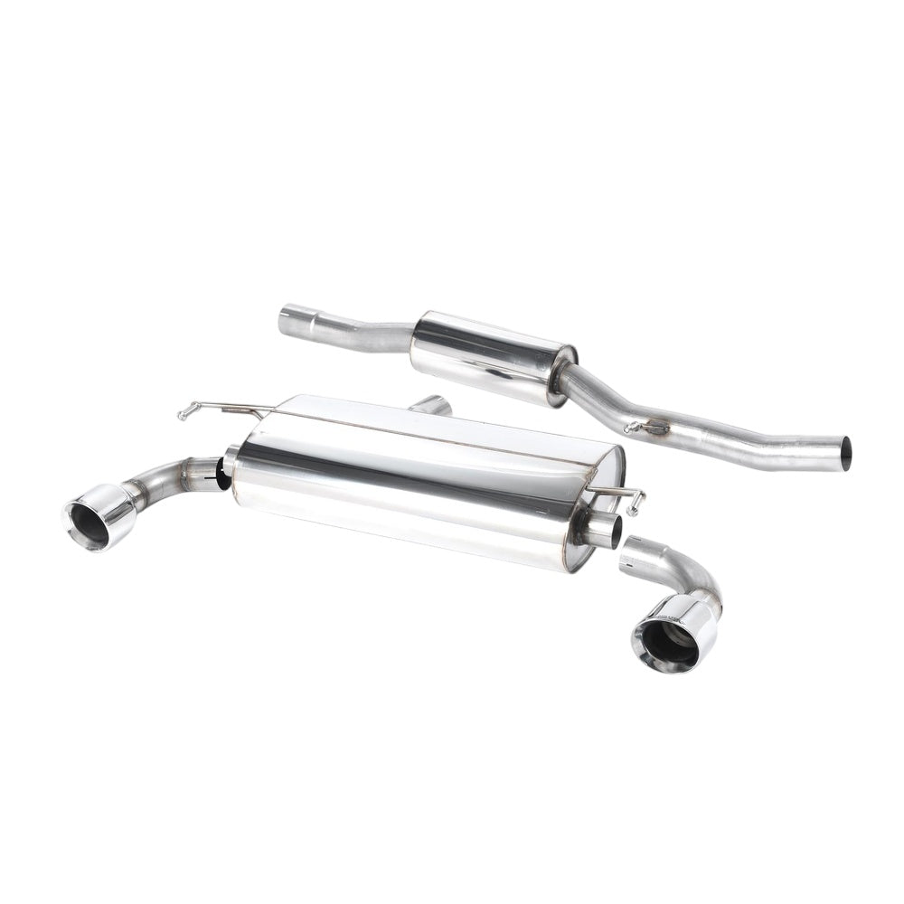 Milltek Cat Back Exhaust Volkswagen Golf Mk4 R32 3.2 V6 4WD 02-05-Exhaust System-carbonizeduk