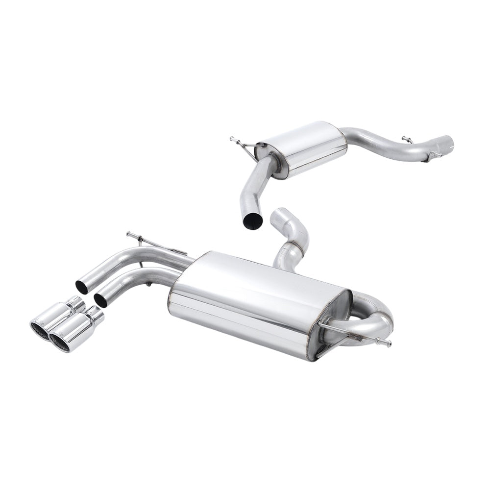 Milltek Cat Back Exhaust Seat Leon FR 2.0 T FSI 200-211PS 06-13-Exhaust System-carbonizeduk