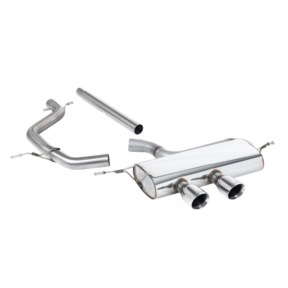 Milltek Cat Back Exhaust Volkswagen Golf Mk5 2.0 TDI 140PS 04-09-Exhaust System-carbonizeduk