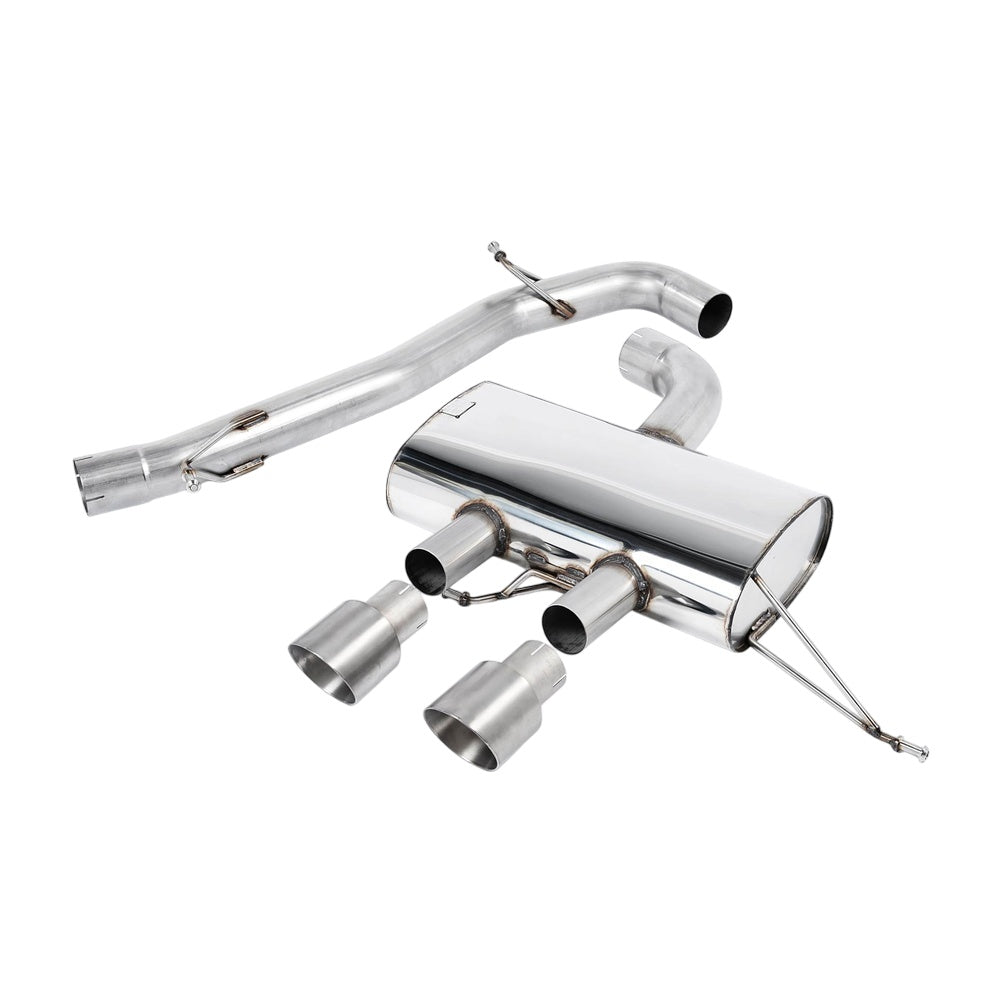 Milltek Cat Back Exhaust Volkswagen Golf Mk6 R 2.0 TFSi 270PS 09-13-Exhaust System-carbonizeduk