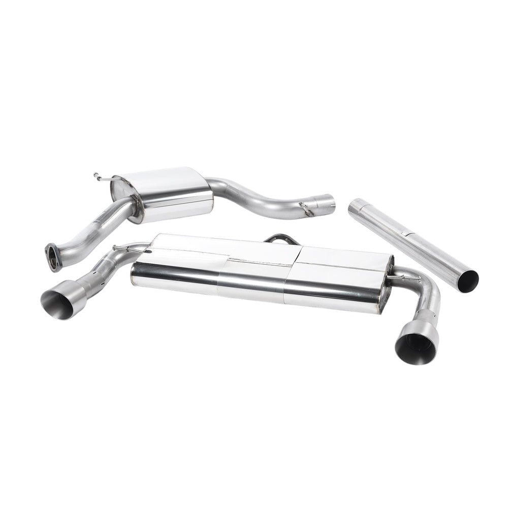 Milltek Cat Back Exhaust Volkswagen Golf Mk7 GTi (including GTi Performance Pack, Clubsport and Clubsport S models) 13-16-Exhaust System-carbonizeduk
